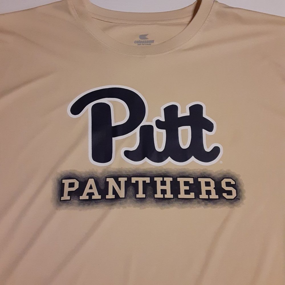 Colosseum Men's Pitt Panthers Polyester SS Shirt Size XXL